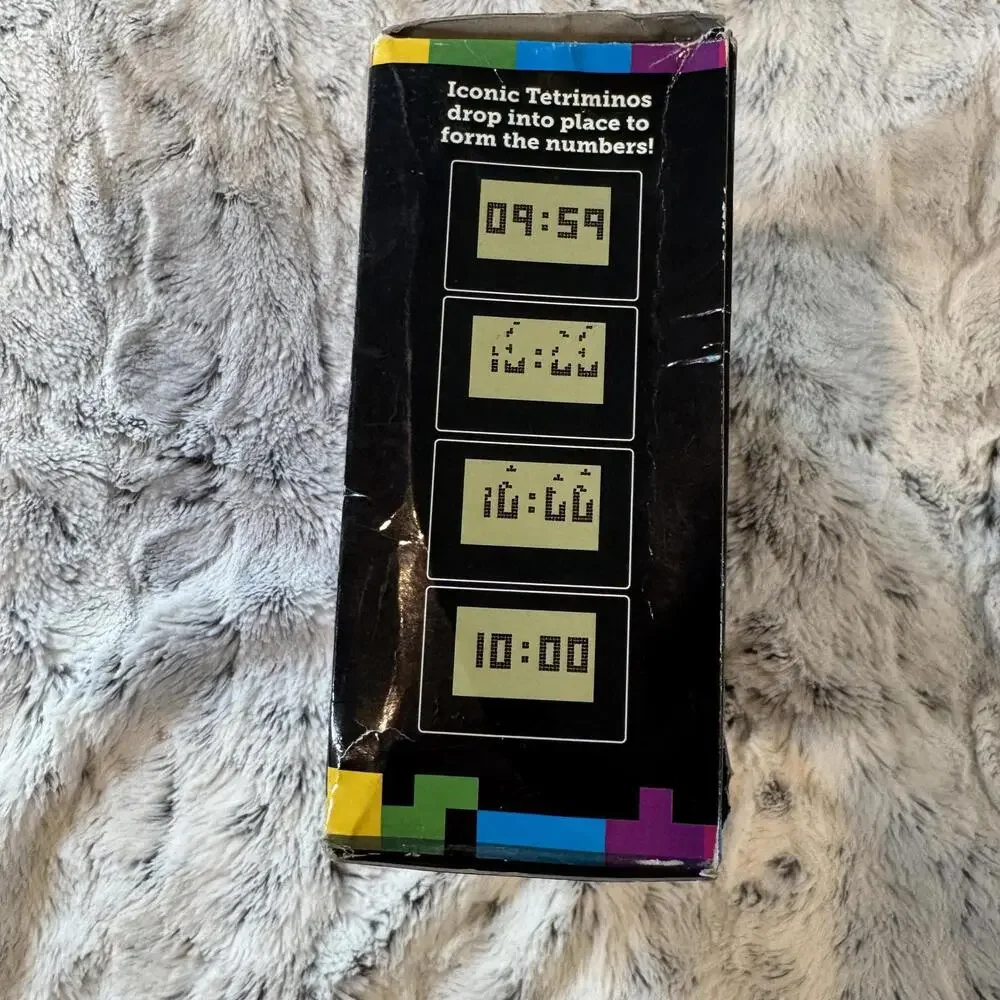 Tetris Digital Alarm Clock Vintage Video Game Decor Animated‎ Paladone